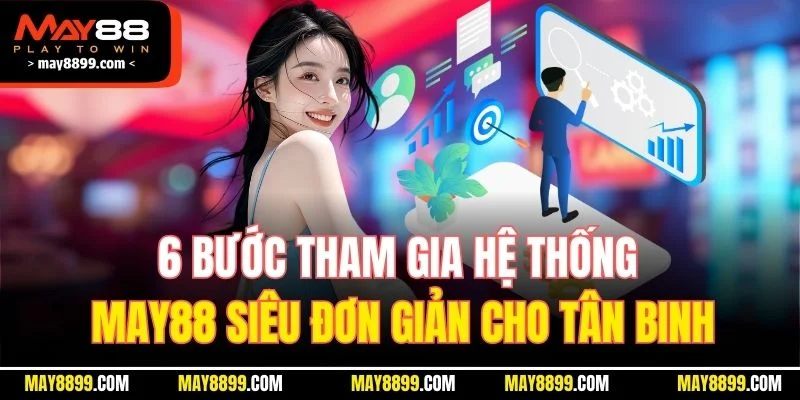 6 bước tham gia hệ thống MAY88 siêu đơn giản cho tân binh